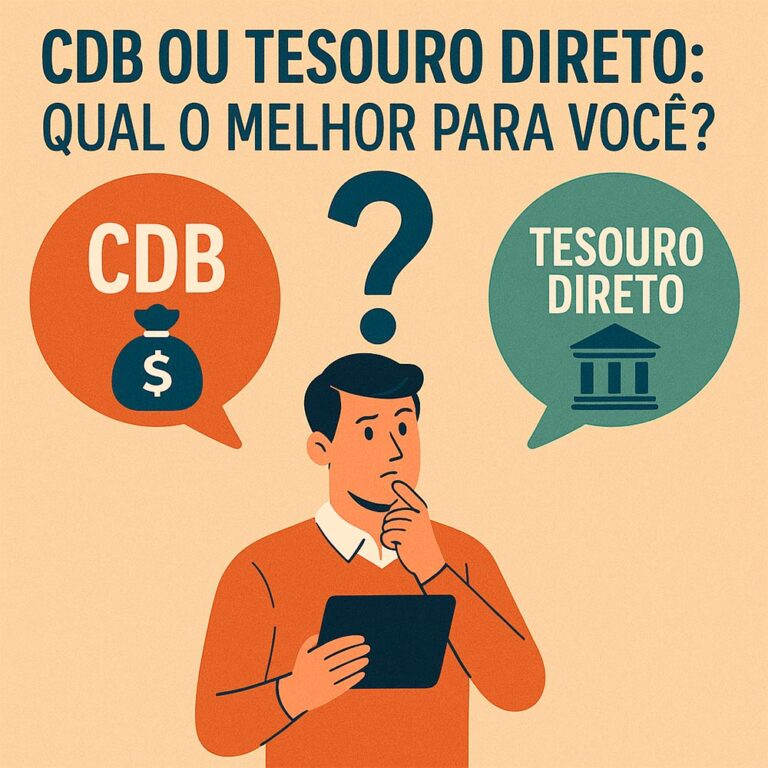 CDB ou tesouro direto - Dicas de Finanças Online